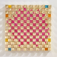 Gold Light Silhouette- flower